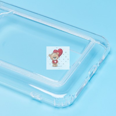 Чехол-накладка для Apple iPhone 11 Pro Max (прозрачный) - SC276 с картхолдером Чехол-накладка для Apple iPhone 11 Pro Max (прозрачный) - SC276 с картхолдером