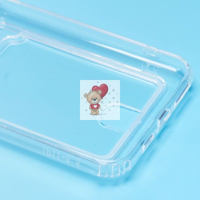 Чехол-накладка для Apple iPhone 11 Pro Max (прозрачный) - SC276 с картхолдером Чехол-накладка для Apple iPhone 11 Pro Max (прозрачный) - SC276 с картхолдером