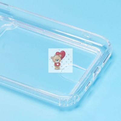 Чехол-накладка для Apple iPhone 11 Pro (прозрачный) - SC276 с картхолдером Чехол-накладка для Apple iPhone 11 Pro (прозрачный) - SC276 с картхолдером