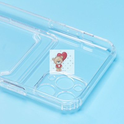 Чехол-накладка для Apple iPhone 11 Pro (прозрачный) - SC276 с картхолдером Чехол-накладка для Apple iPhone 11 Pro (прозрачный) - SC276 с картхолдером