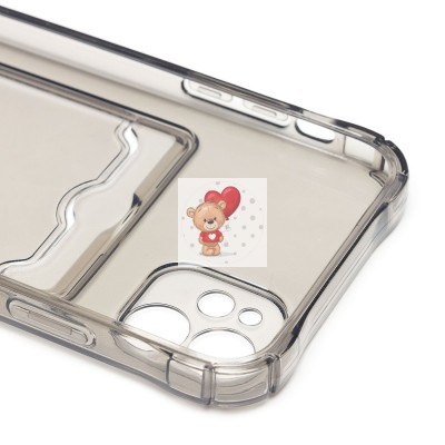 Чехол-накладка для Apple iPhone 11 (черный) - SC276 с картхолдером Чехол-накладка для Apple iPhone 11 (черный) - SC276 с картхолдером