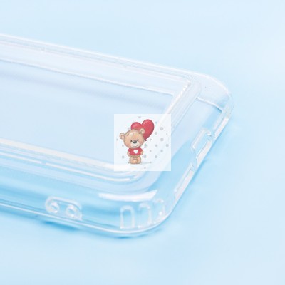 Чехол-накладка для Apple iPhone 11 (прозрачный) - SC276 с картхолдером