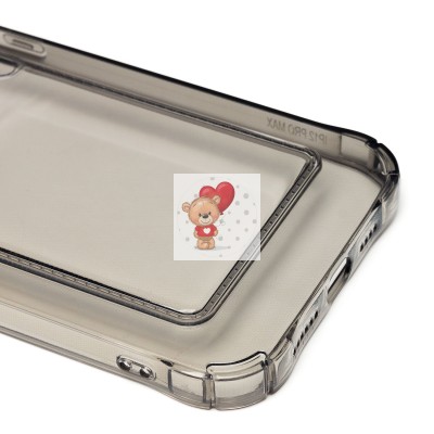 Чехол-накладка для Apple iPhone 12 Pro Max (черный) - SC276 с картхолдером Чехол-накладка для Apple iPhone 12 Pro Max (черный) - SC276 с картхолдером