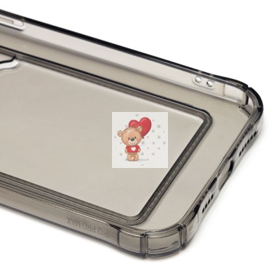 Чехол-накладка для Apple iPhone 12 Pro Max (черный) - SC276 с картхолдером Чехол-накладка для Apple iPhone 12 Pro Max (черный) - SC276 с картхолдером