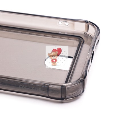 Чехол-накладка для Apple iPhone 12 Pro (черный) - SC276 с картхолдером