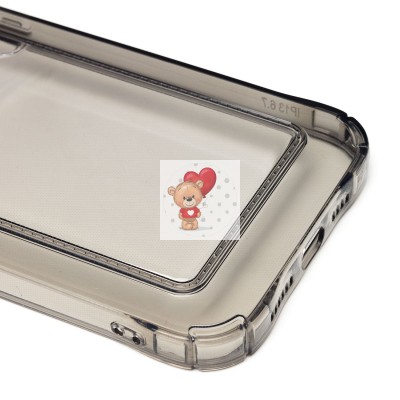 Чехол-накладка для Apple iPhone 13 Pro Max (черный) - SC276 с картхолдером