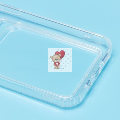 Чехол-накладка для Apple iPhone 13 Pro (прозрачный) - SC276 с картхолдером Чехол-накладка для Apple iPhone 13 Pro (прозрачный) - SC276 с картхолдером