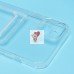 Чехол-накладка для Apple iPhone 14 Plus (прозрачный) - SC276 с картхолдером