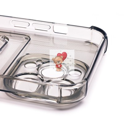 Чехол-накладка для Apple iPhone 14 Pro (черный) - SC276 с картхолдером Чехол-накладка для Apple iPhone 14 Pro (черный) - SC276 с картхолдером