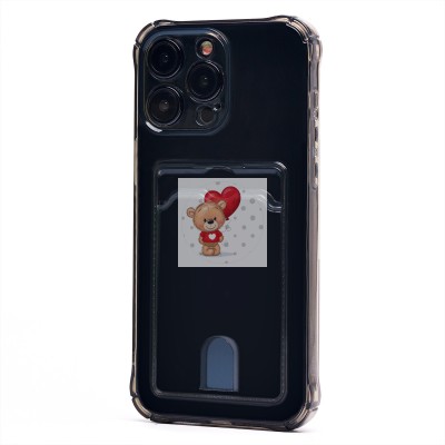 Чехол-накладка для Apple iPhone 15 Pro Max (черный) - SC276 с картхолдером Чехол-накладка для Apple iPhone 15 Pro Max (черный) - SC276 с картхолдером