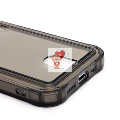 Чехол-накладка для Apple iPhone 15 Pro (черный) - SC276 с картхолдером