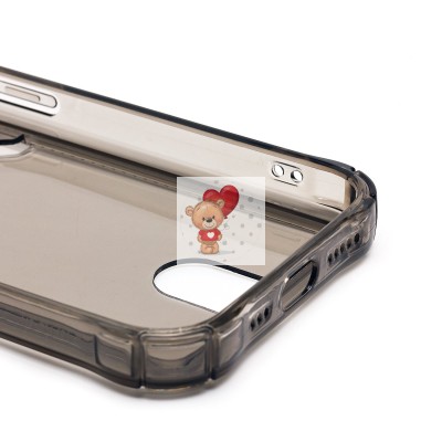 Чехол-накладка для Apple iPhone 15 Pro (черный) - SC276 с картхолдером