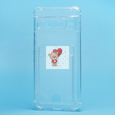 Чехол-накладка для Google Pixel 8 Pro (прозрачный) - SC276 с картхолдером Чехол-накладка для Google Pixel 8 Pro (прозрачный) - SC276 с картхолдером