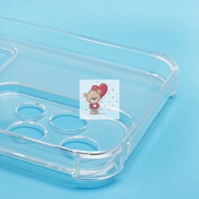 Чехол-накладка для Honor 200 lite (прозрачный) - SC276 с картхолдером Чехол-накладка для Honor 200 lite (прозрачный) - SC276 с картхолдером