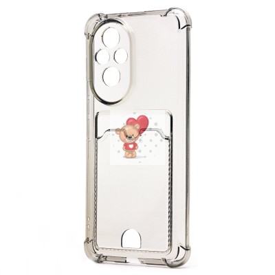 Чехол-накладка для Honor 200 (черный) - SC276 с картхолдером Чехол-накладка для Honor 200 (черный) - SC276 с картхолдером