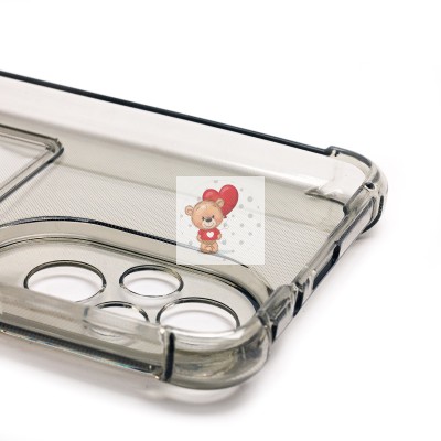 Чехол-накладка для Honor 200 (черный) - SC276 с картхолдером Чехол-накладка для Honor 200 (черный) - SC276 с картхолдером