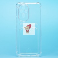 Чехол-накладка для Honor 200 (прозрачный) - SC276 с картхолдером Чехол-накладка для Honor 200 (прозрачный) - SC276 с картхолдером