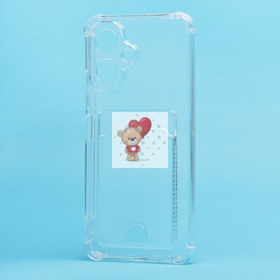 Чехол-накладка для Honor 400 Global (прозрачный) - SC276 с картхолдером Чехол-накладка для Honor 400 Global (прозрачный) - SC276 с картхолдером