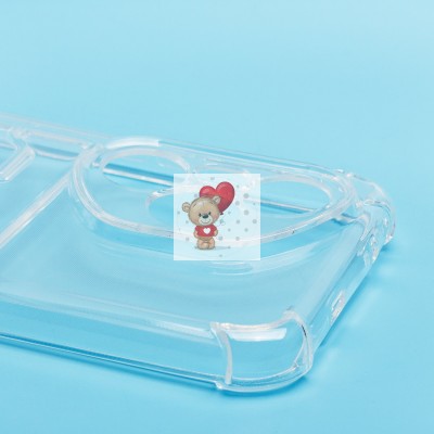 Чехол-накладка для Honor 400 Pro Global (прозрачный) - SC276 с картхолдером