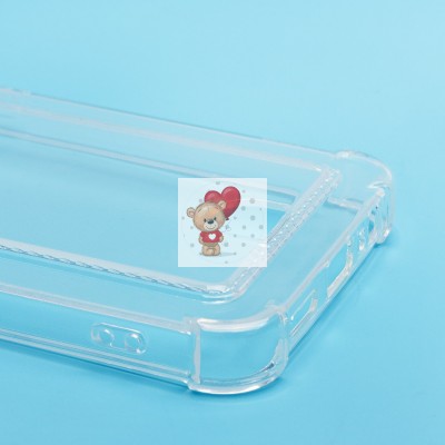 Чехол-накладка для Honor X6c (прозрачный) - SC276 с картхолдером