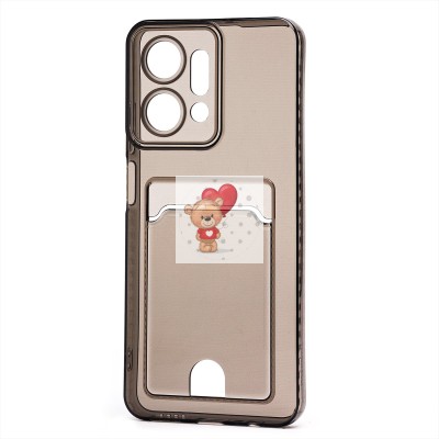 Чехол-накладка для Honor X7a Plus (черный) - SC276 с картхолдером Чехол-накладка для Honor X7a Plus (черный) - SC276 с картхолдером