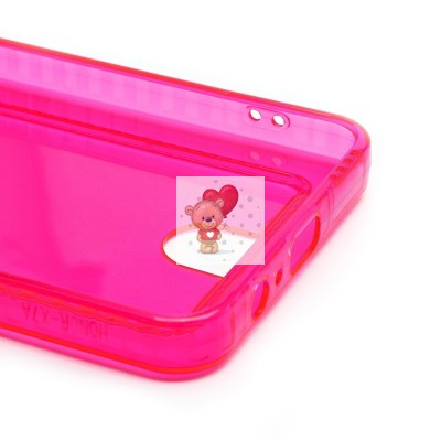 Чехол-накладка для Honor X7a Plus (розовый) - SC276 с картхолдером