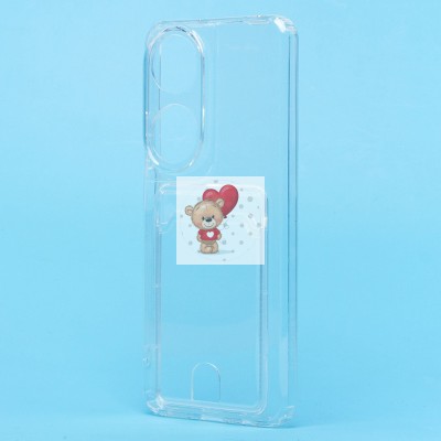 Чехол-накладка для Honor X7b (прозрачный) - SC276 с картхолдером Чехол-накладка для Honor X7b (прозрачный) - SC276 с картхолдером