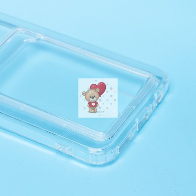 Чехол-накладка для Honor X7b (прозрачный) - SC276 с картхолдером Чехол-накладка для Honor X7b (прозрачный) - SC276 с картхолдером