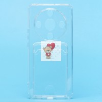 Чехол-накладка для Honor X9b (прозрачный) - SC276 с картхолдером Чехол-накладка для Honor X9b (прозрачный) - SC276 с картхолдером