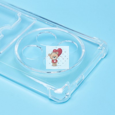 Чехол-накладка для Honor X9c (прозрачный) - SC276 с картхолдером