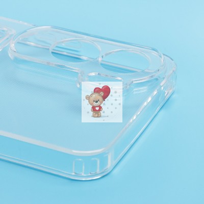 Чехол-накладка для Huawei Honor 90 lite (прозрачный) - SC276 с картхолдером