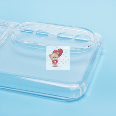 Чехол-накладка для Huawei Honor 90 (прозрачный) - SC276 с картхолдером Чехол-накладка для Huawei Honor 90 (прозрачный) - SC276 с картхолдером