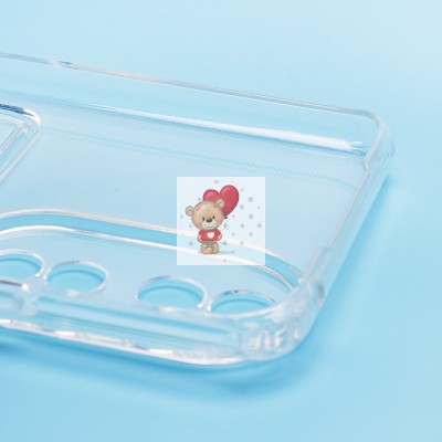 Чехол-накладка для Huawei Honor 90 (прозрачный) - SC276 с картхолдером Чехол-накладка для Huawei Honor 90 (прозрачный) - SC276 с картхолдером