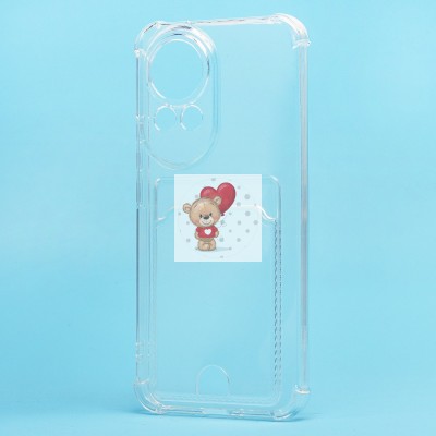 Чехол-накладка для Huawei Nova 13 (прозрачный) - SC276 с картхолдером Чехол-накладка для Huawei Nova 13 (прозрачный) - SC276 с картхолдером