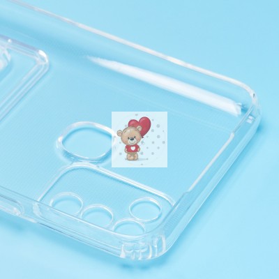 Чехол-накладка для Infinix Hot 10 Play (прозрачный) - SC276 с картхолдером Чехол-накладка для Infinix Hot 10 Play (прозрачный) - SC276 с картхолдером