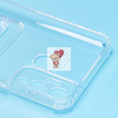 Чехол-накладка для Infinix HOT 12 Play (прозрачный) - SC276 с картхолдером Чехол-накладка для Infinix HOT 12 Play (прозрачный) - SC276 с картхолдером