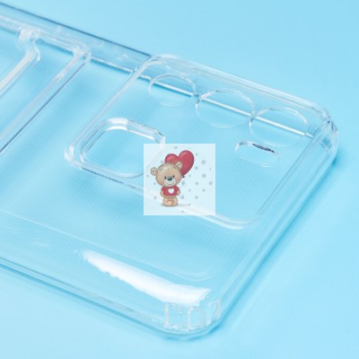 Чехол-накладка для Infinix HOT 12i (прозрачный) - SC276 с картхолдером Чехол-накладка для Infinix HOT 12i (прозрачный) - SC276 с картхолдером