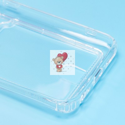 Чехол-накладка для Infinix HOT 12i (прозрачный) - SC276 с картхолдером Чехол-накладка для Infinix HOT 12i (прозрачный) - SC276 с картхолдером