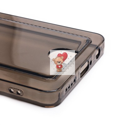 Чехол-накладка для Infinix Hot 40 Pro (черный) - SC276 с картхолдером