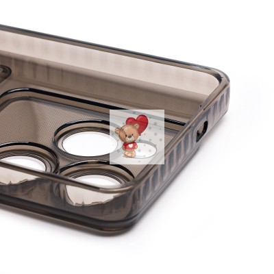 Чехол-накладка для Infinix Hot 40 Pro (черный) - SC276 с картхолдером