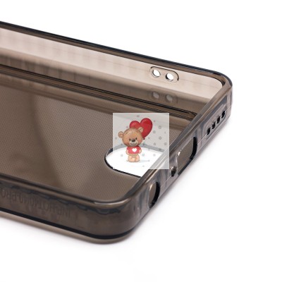 Чехол-накладка для Infinix Hot 40 Pro (черный) - SC276 с картхолдером