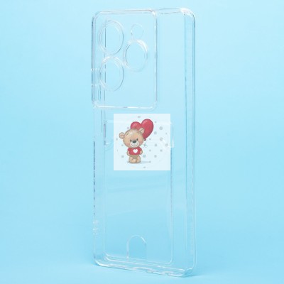 Чехол-накладка для Infinix Hot 40 Pro (прозрачный) - SC276 с картхолдером Чехол-накладка для Infinix Hot 40 Pro (прозрачный) - SC276 с картхолдером