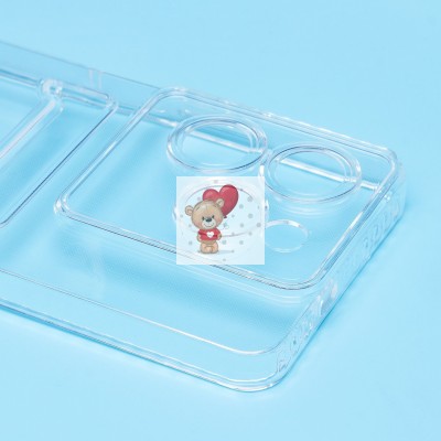 Чехол-накладка для Infinix Hot 40 Pro (прозрачный) - SC276 с картхолдером Чехол-накладка для Infinix Hot 40 Pro (прозрачный) - SC276 с картхолдером