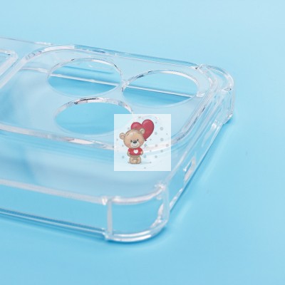 Чехол-накладка для Infinix Hot 40 (прозрачный) - SC276 с картхолдером Чехол-накладка для Infinix Hot 40 (прозрачный) - SC276 с картхолдером