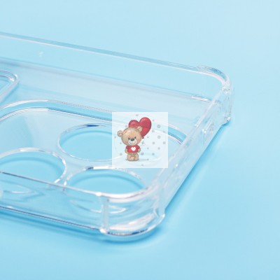 Чехол-накладка для Infinix Hot 40 (прозрачный) - SC276 с картхолдером Чехол-накладка для Infinix Hot 40 (прозрачный) - SC276 с картхолдером