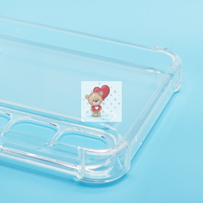 Чехол-накладка для Infinix Hot 50 4G (прозрачный) - SC276 с картхолдером