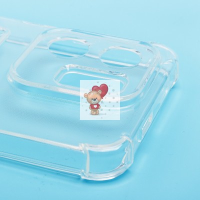 Чехол-накладка для Infinix Hot 50i (прозрачный) - SC276 с картхолдером Чехол-накладка для Infinix Hot 50i (прозрачный) - SC276 с картхолдером