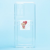 Чехол-накладка для Infinix NOTE 11 Pro (прозрачный) - SC276 с картхолдером