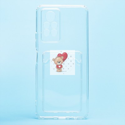 Чехол-накладка для Infinix NOTE 11 Pro (прозрачный) - SC276 с картхолдером Чехол-накладка для Infinix NOTE 11 Pro (прозрачный) - SC276 с картхолдером