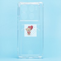 Чехол-накладка для Infinix Note 40 Pro 5G (прозрачный) - SC276 с картхолдером Чехол-накладка для Infinix Note 40 Pro 5G (прозрачный) - SC276 с картхолдером